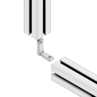 41-001-0 MODULAR SOLUTIONS PROFILE FASTENER HIDDEN PROFILE CONNECTOR M